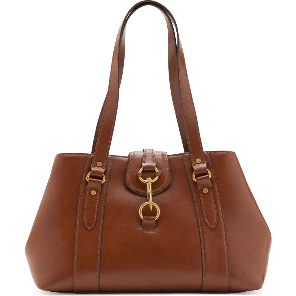 MANGO Large Faux Leather Shoulder Bag at Nordstrom | Nordstrom