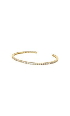 SHASHI Baby Bianca Cuff Bracelet in Gold from Revolve.com | Revolve Clothing (Global)