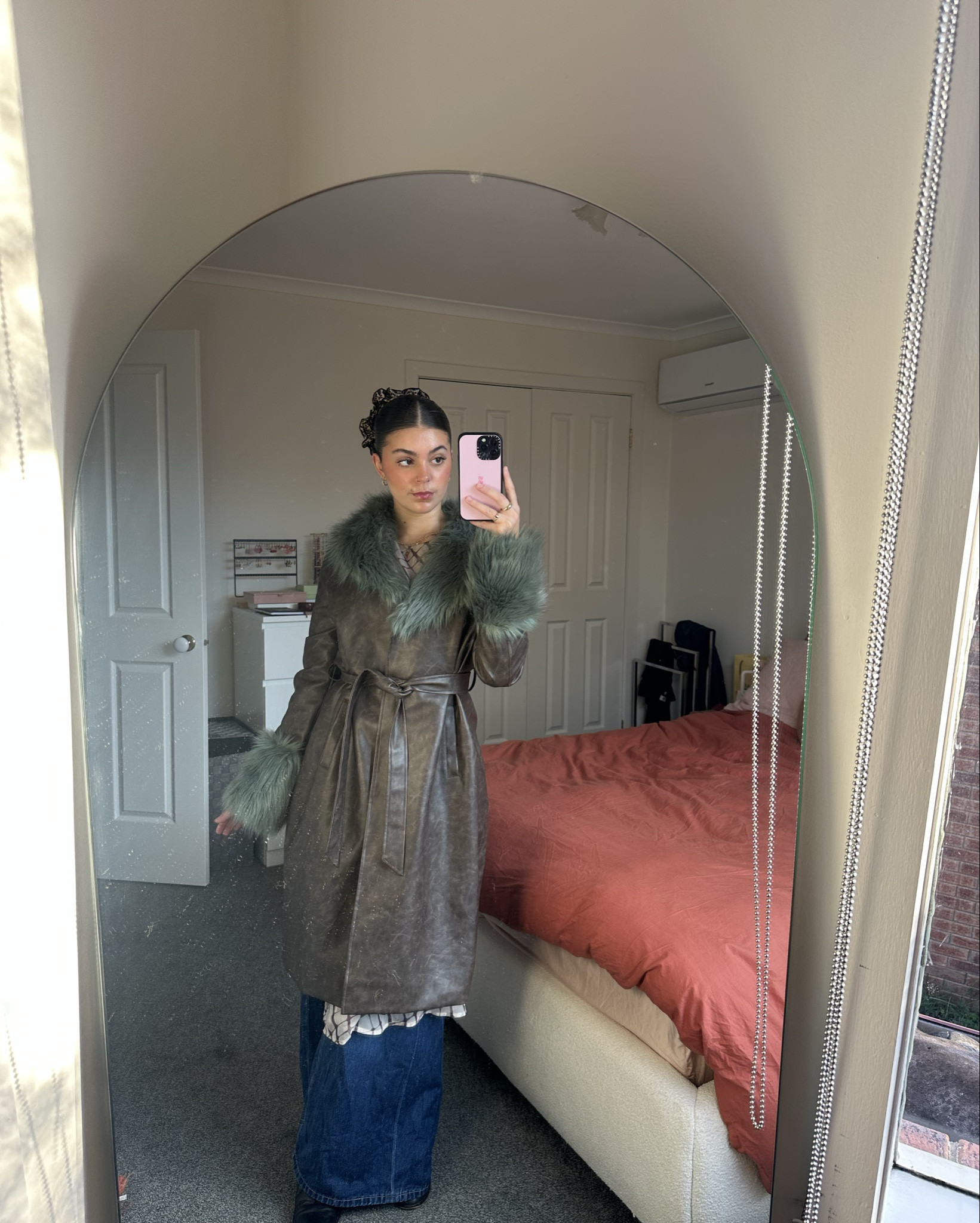 Styling my super wide leg jeans from kikki.K and faux fur & leather coat from Unreal Fur.

#LTKjeans #LTKautumn #LTKaustralia