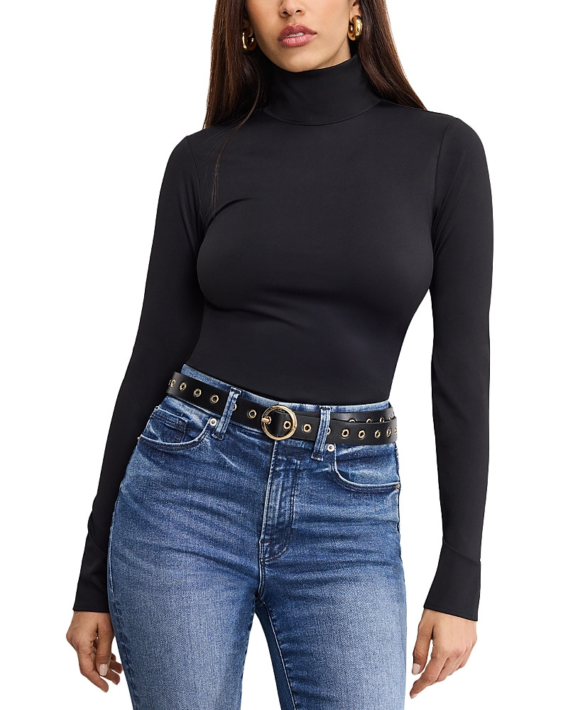 Good American Weightless Scuba Turtleneck Top | Bloomingdale's (US)