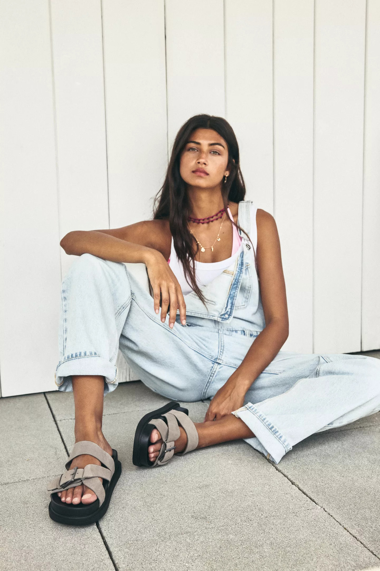 Sandales cuir à boucle | PULL and BEAR FR