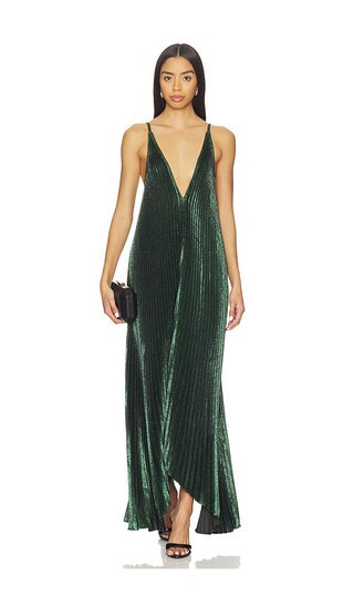 L'IDEE The Muse Gown in Green. Size 12/L. Also in 10/M, 8/S. | Revolve Clothing (Global)