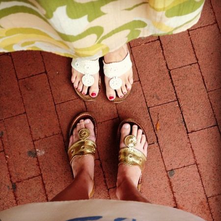 Twinning in a forever favorite pair of sandals!

#LTKstyletip #LTKshoecrush #LTKSeasonal