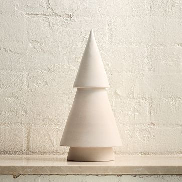 Stacked Wood Trees | West Elm (US)