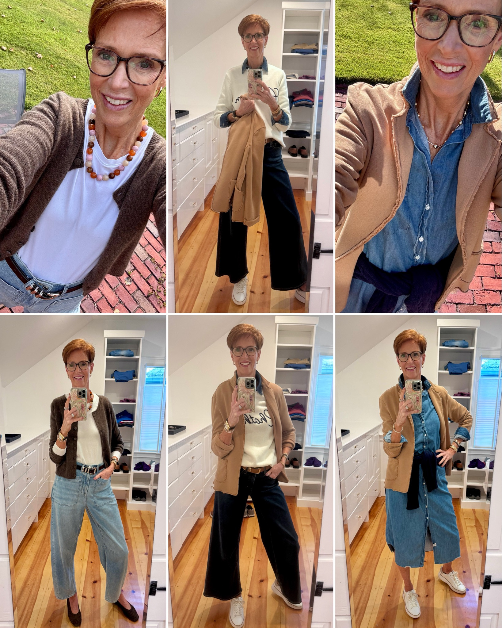 So tell me: would you like more posts like this?
5 outfits for a long weekend on Cape Cod—and for once, I actually wore everything I packed.

Want the links sent to you? Comment CAPE and I’ll DM them!

At 56 and 6'1", I've become much less interested in packing more and much more interested in packing pieces that can do more. For a recent fall weekend on the Cape, that meant comfortable layers, denim, cashmere, a few great sweaters and jackets, and shoes I could actually spend the day walking in.

I've been coming to Cape Cod for most of my life, so this is very much how I really dress when I'm here: casual enough for coffee and a walk by the water, layered for changing coastal temperatures, but still pulled together enough to head out for lunch or dinner.
And I'm trying something a little different here. I'd love to start sharing more of my travels through the lens of personal style—what I pack, what I actually wear, the places we go, and a few of the things that make traveling easier.

Save this one if you have a fall weekend trip coming up, send it to your favorite travel partner, and tell me in the comments: Are you a carry-on-only packer or a “but what if I need it?” packer?

#CapeCodStyle #TravelOutfits #StyleOver50
