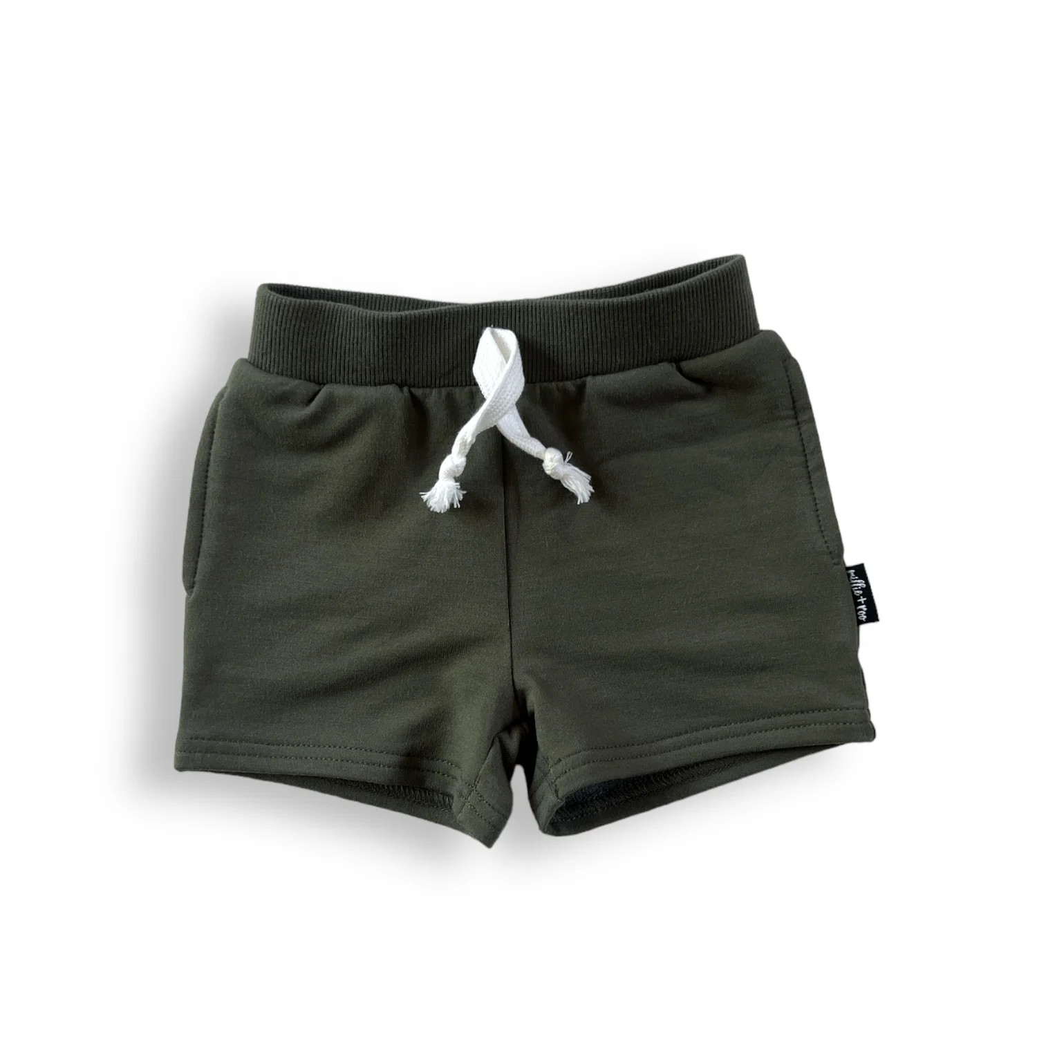 BAMBOO JOGGER SHORTS- Moss | millie + roo