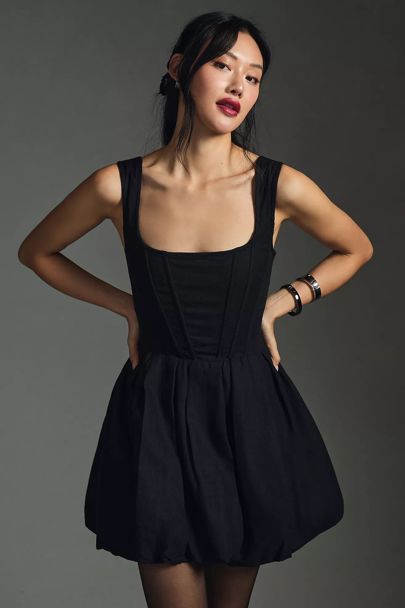 Aureta Studio x Anthropologie Corset Bubble Dress | Anthropologie (US)