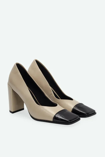Scarpin Cap Toe Lia Baunilha Suzana Santos | Dafiti (BR)