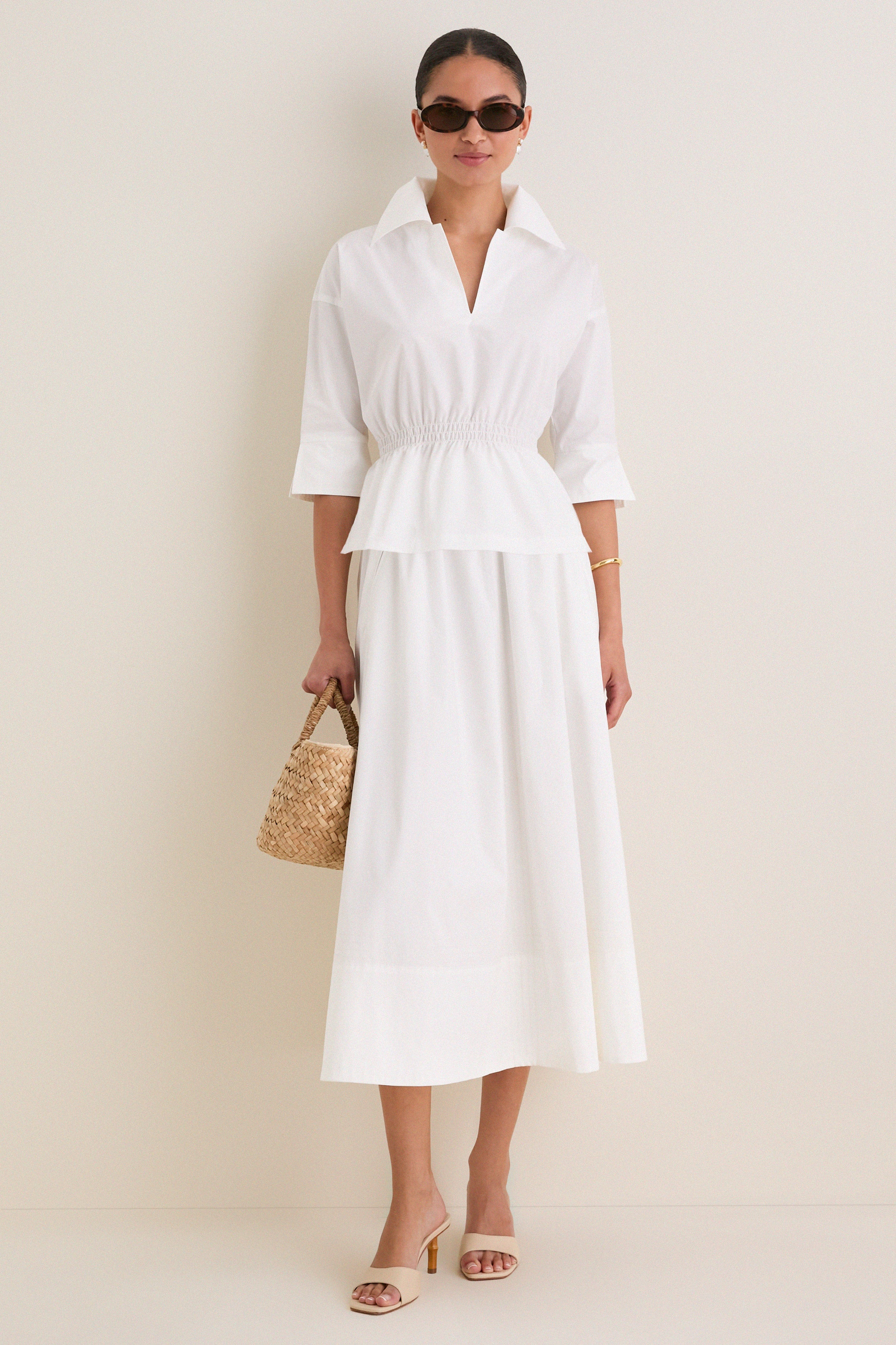 White Poplin Roberts Top | Tuckernuck (US)
