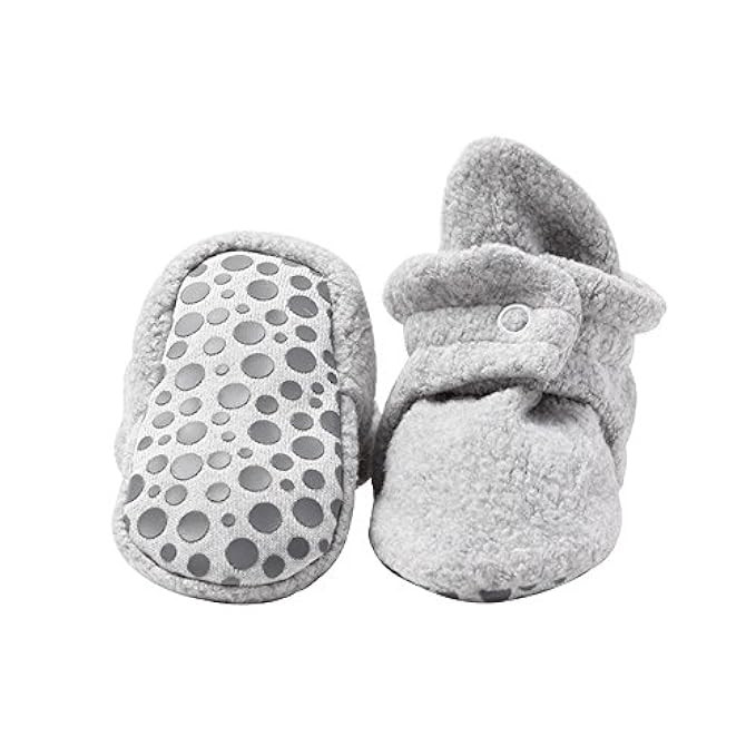 Zutano Boys' Cozie Fleece Baby Booties with Grippers | Amazon (US)