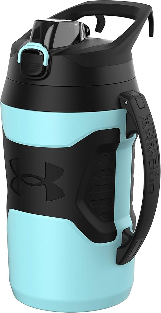 UNDER ARMOUR Playmaker Sport Jug, Water Bottle with Handle, Foam Insulated & Leak Resistant, 64oz | Amazon (US)