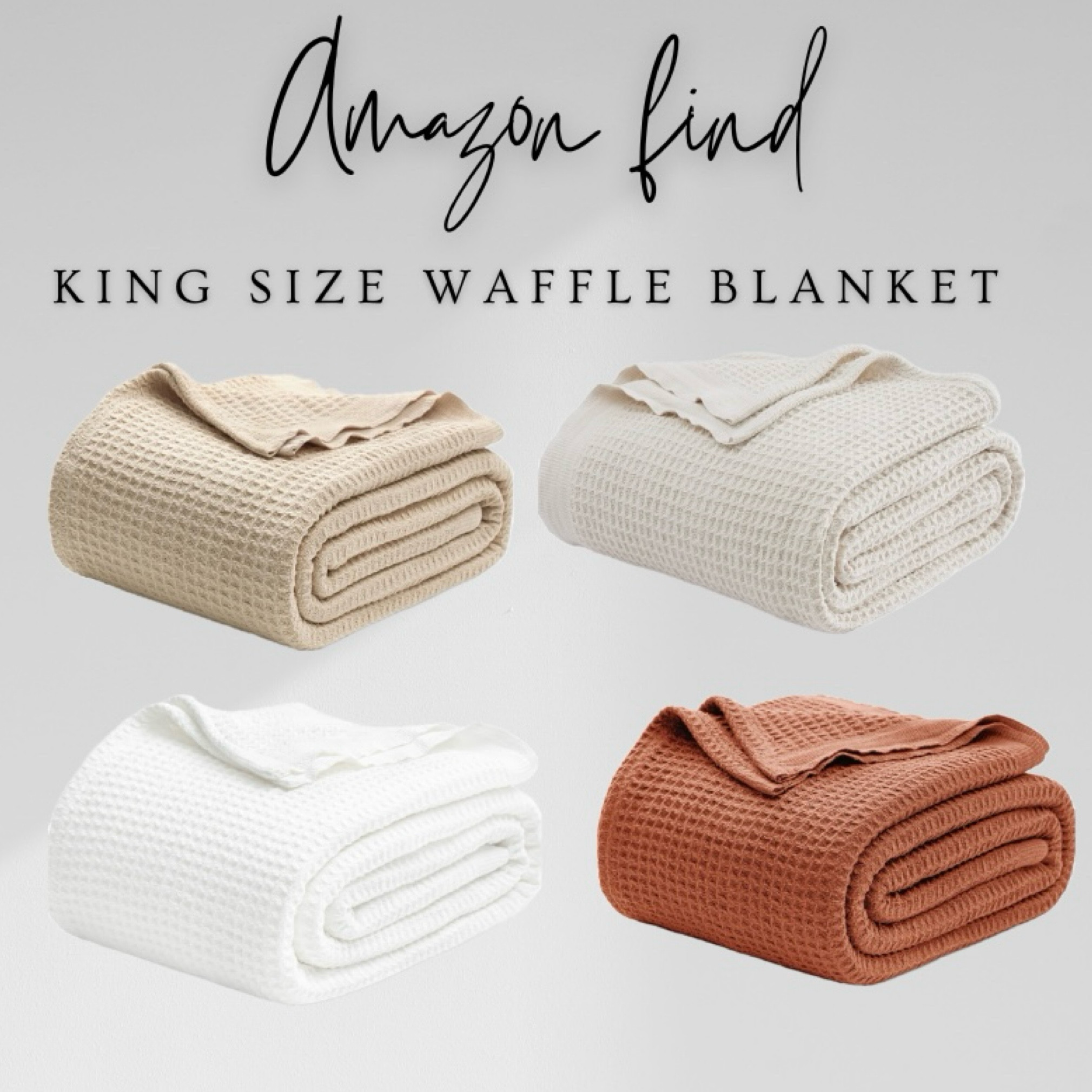 Comfy waffle blanket. Comes in a variety of colors 


#LTKfindsunder50 #LTKsalealert #LTKhome