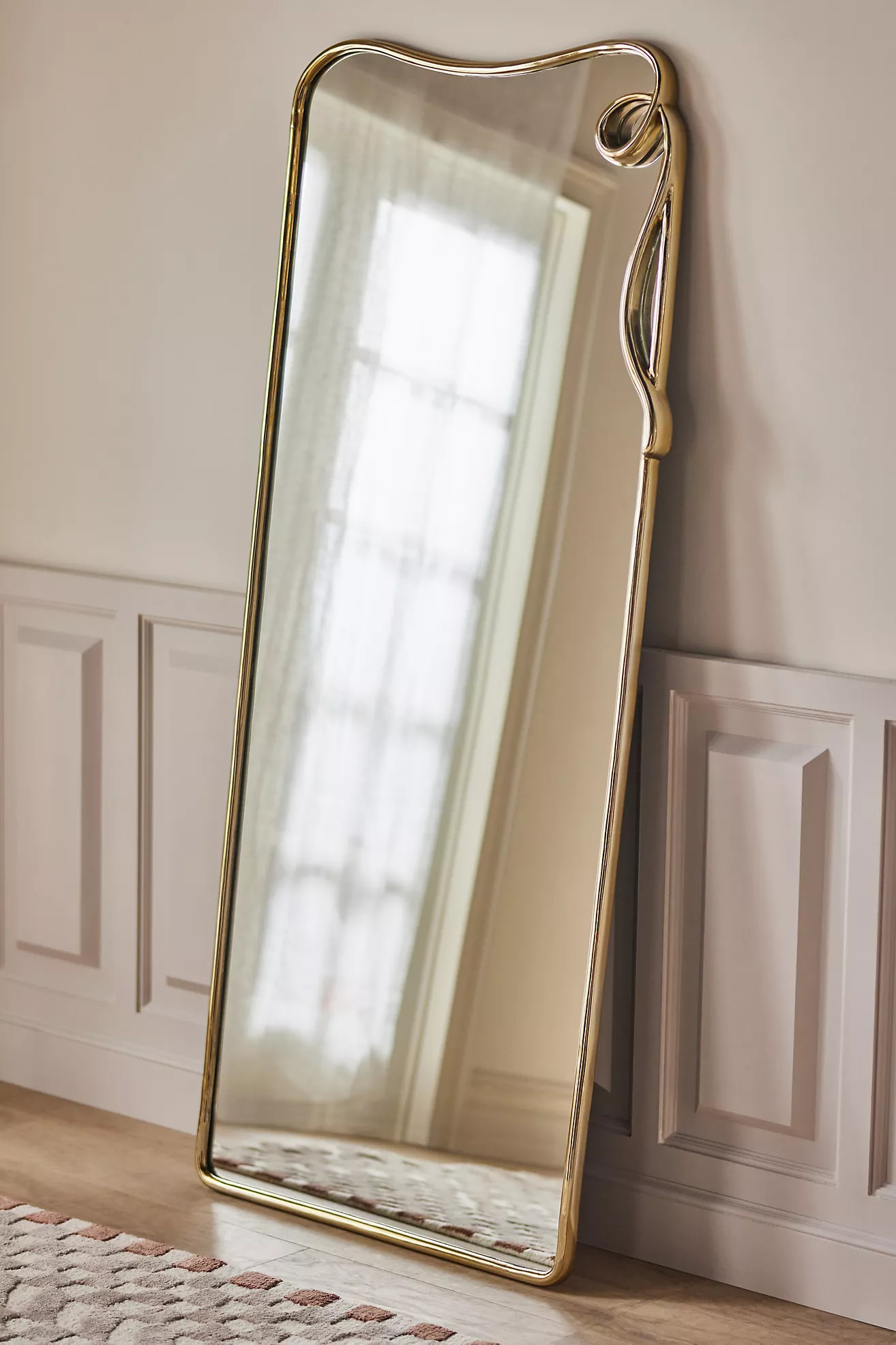 Sade Metal Loop Rectangle Dressing Mirror | Anthropologie (US)