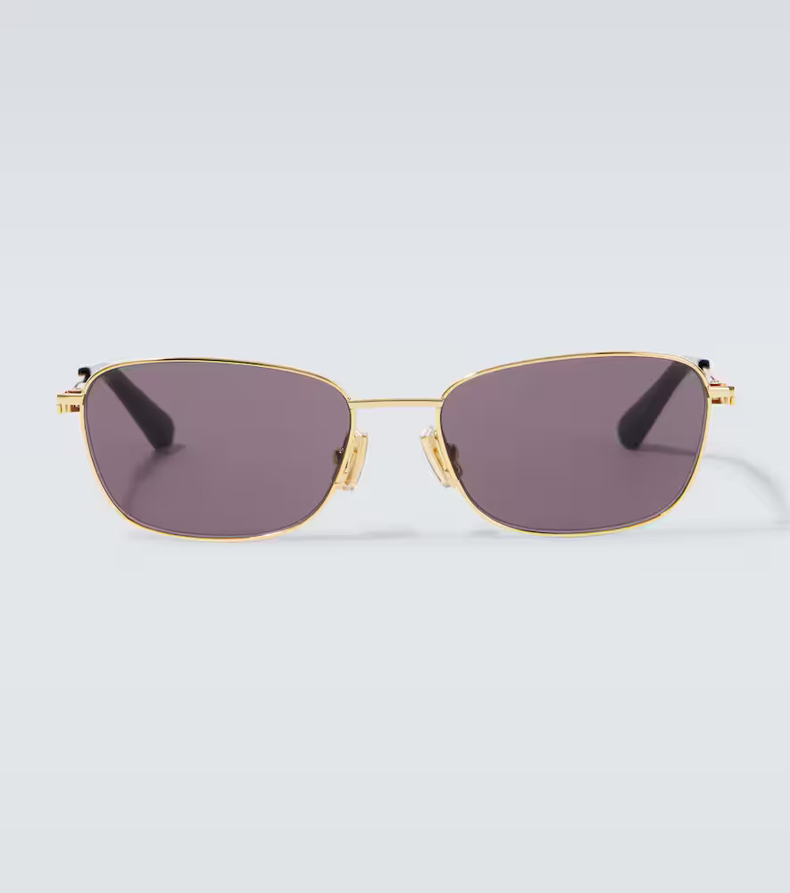 Bottega Veneta Split rectangular sunglasses | Mytheresa (US/CA)