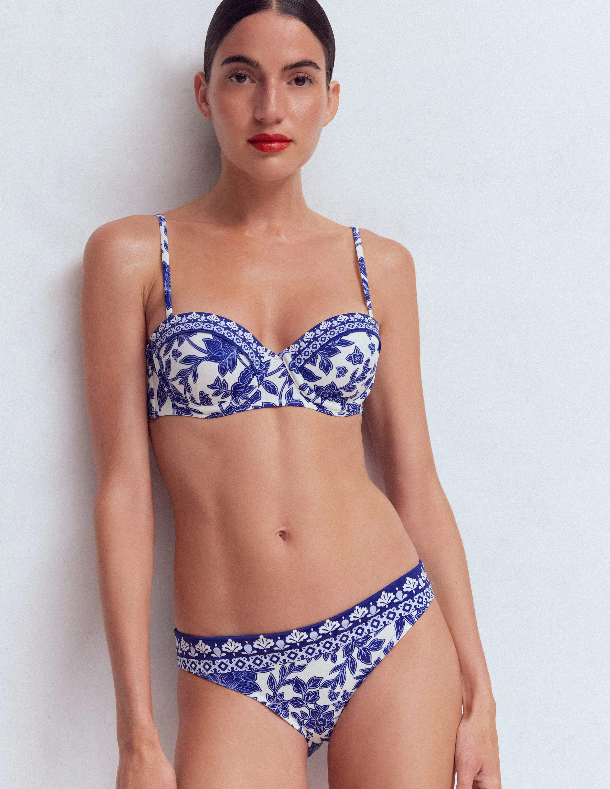 Classic Bikini Bottoms-Mazarine Blue, Tigers Paradise | Boden UK