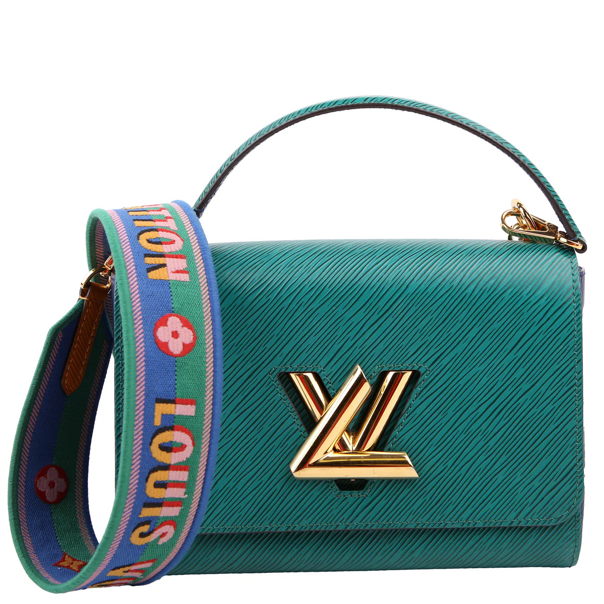 Twist MM Epi Newer Teal | Keeks Designer Handbags