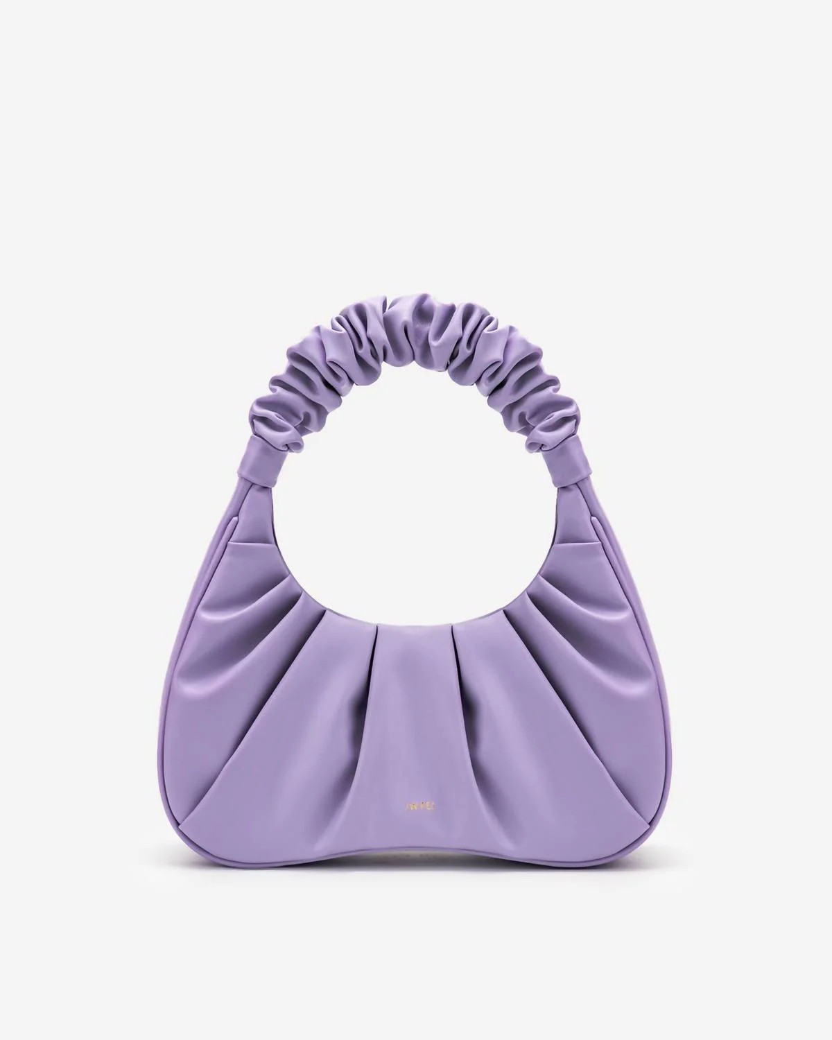 Women's Gabbi Vegan Leather Scrunchie Shoulder Bag In Lilac | Shop Simon
