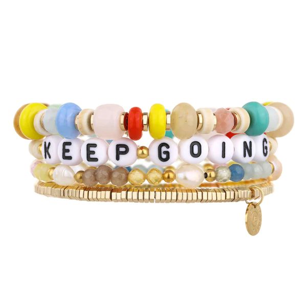 Keep Going Stacking Bracelet Set | Victoria Emerson