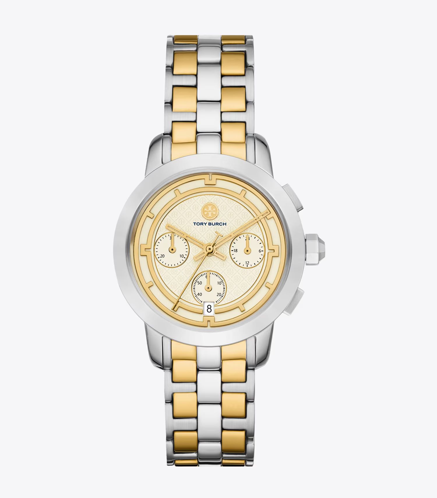 Tory Chronograph Watch, Two-Tone Gold/Stainless Steel: Women's Designer Strap Watches | Tory Burc... | Tory Burch (US)