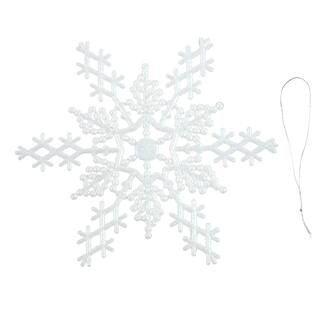Tiny Treasures Mini White Snowflake Ornaments by Ashland®, 4ct. | Michaels Stores