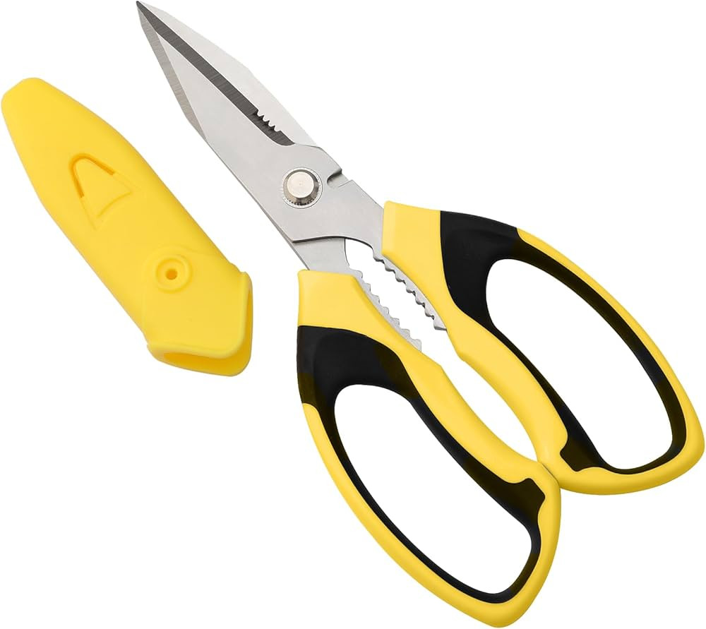 Utility Scissors Heavy Duty: sharp Scissors All Purpose heavy duty, Easy Cutting Carpet, Cardboar... | Amazon (US)