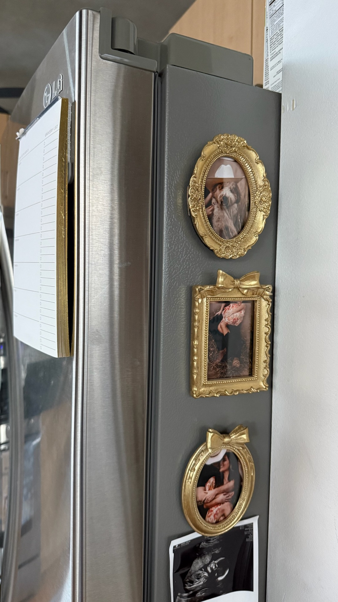 My most viral hack that is SO easy & under $20! Just remove the picture stand on the back and attach wjth command strips or magnets! 

#LTKBaby #LTKHome #LTKOver40