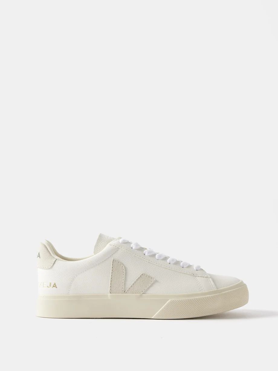 Campo V-logo leather trainers | Veja | Matches (US)