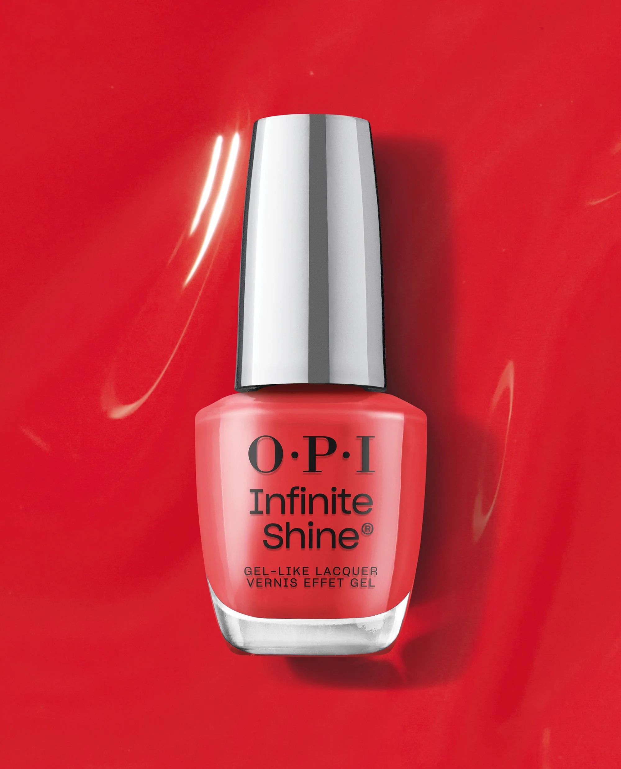 OPI® UK: Shop Cajun Shrimp® - Infinite Shine | Red Crème Long-lasting Nail Polish | OPI UK