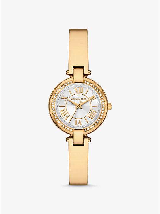 Mini Laney Gold-Tone Bangle Watch | Michael Kors US