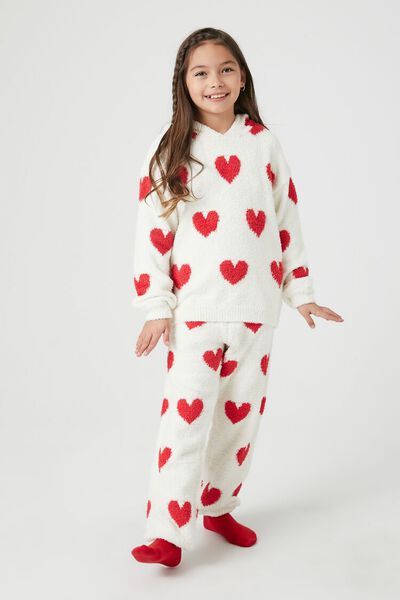Girls Heart Pajama Pants (Kids) | Forever 21 (US)