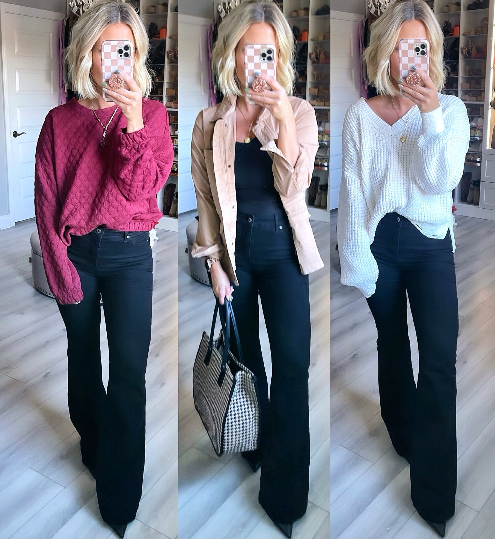 Say hello to your new favorite jeans!!!! #walmartpartner If you haven’t tried @sofiavergara yet then this is your sign! This style,  Melissa flares, are always sooooo good! They have the perfect amount of stretch, so flattering, and under $30!!! @walmartfashion for the win!!!
⬇️⬇️⬇️
Jeans sized down to a 2
Quilted top large
Field jacket small
Sweater large

#LTKfindsunder50 #LTKstyletip #LTKfindsunder100