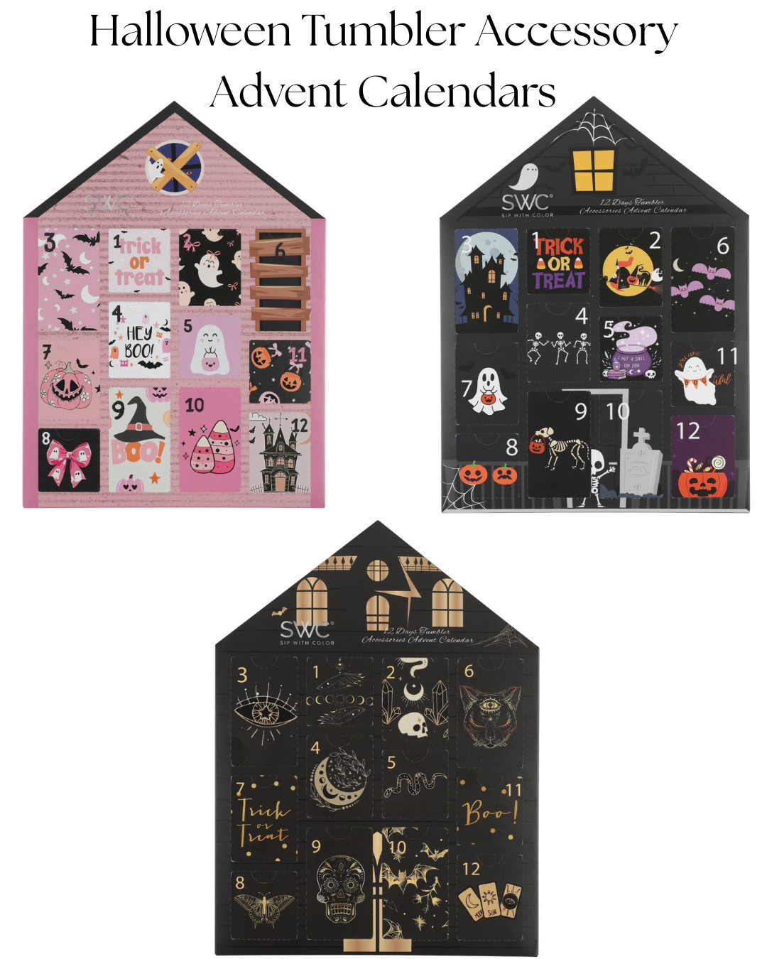 Halloween Tumbler Accessory Advent Calendars  

 #LTKSeasonal #LTKHome