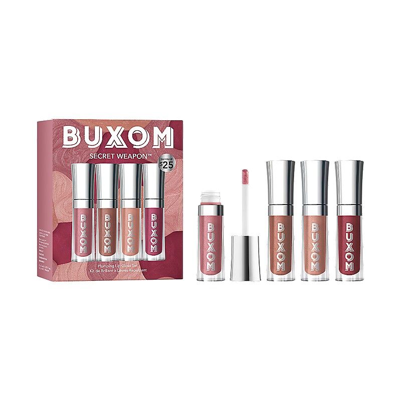 Buxom Secret Weapon Plumping Lip Gloss Set, 4 / 0.07 fl oz | BUXOM Cosmetics