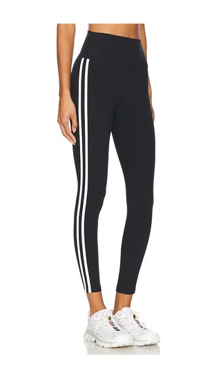 Ella High Waist Airweight 7/8 Legging in Black & White | Revolve Clothing (Global)