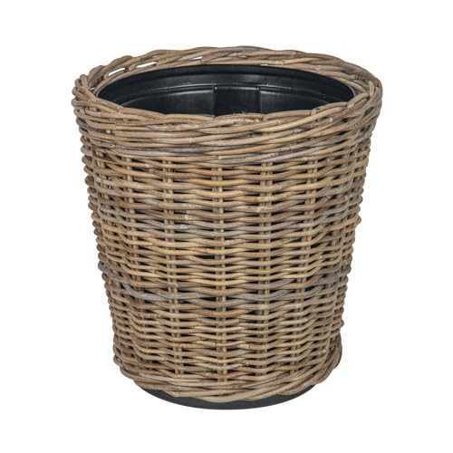 Kouboo - Rattan Kobo Classic Cylinder Indoor & Outdoor Planter Basket, Plant Pot (Small) | Amazon (US)