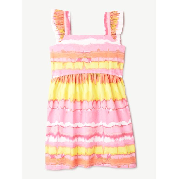 ScoopScoop Girls Mommy & Me Print Dress with Flutter Sleeves, Sizes 4-12USD$24.00 | Walmart (US)