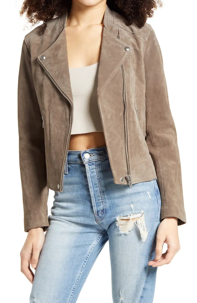 No Limit Suede Moto Jacket | Nordstrom