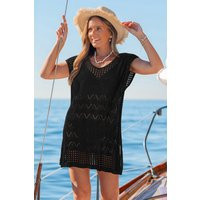 Good Conscience Black Cover-Up Mini Dress | Cupshe UK