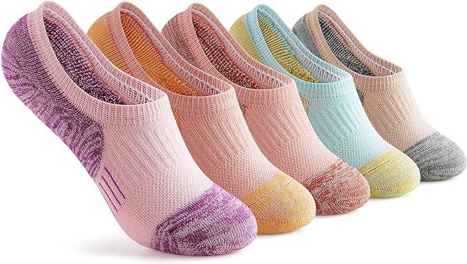 Gonii Womens No Show Socks Athletic Ankle Socks Cushioned Running Low Cut 5-8 Pairs | Amazon (US)