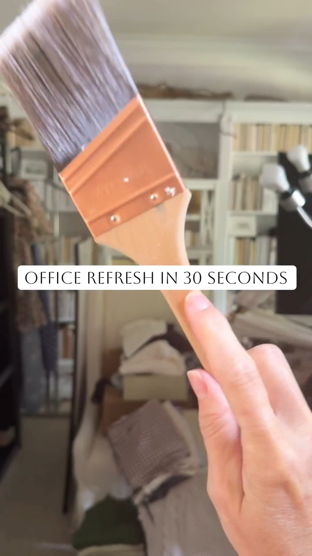 Fresh paint, cleaner lines, and a space that feels inspiring🤍

#officerefresh #homeofficeideas #neutralhome #cozyworkspace #officeinspo #homedecor #classicstyle #officeupdate #workspacegoals #neutraldecor #deskstyling #interiorinspo

#LTKdayinmylife