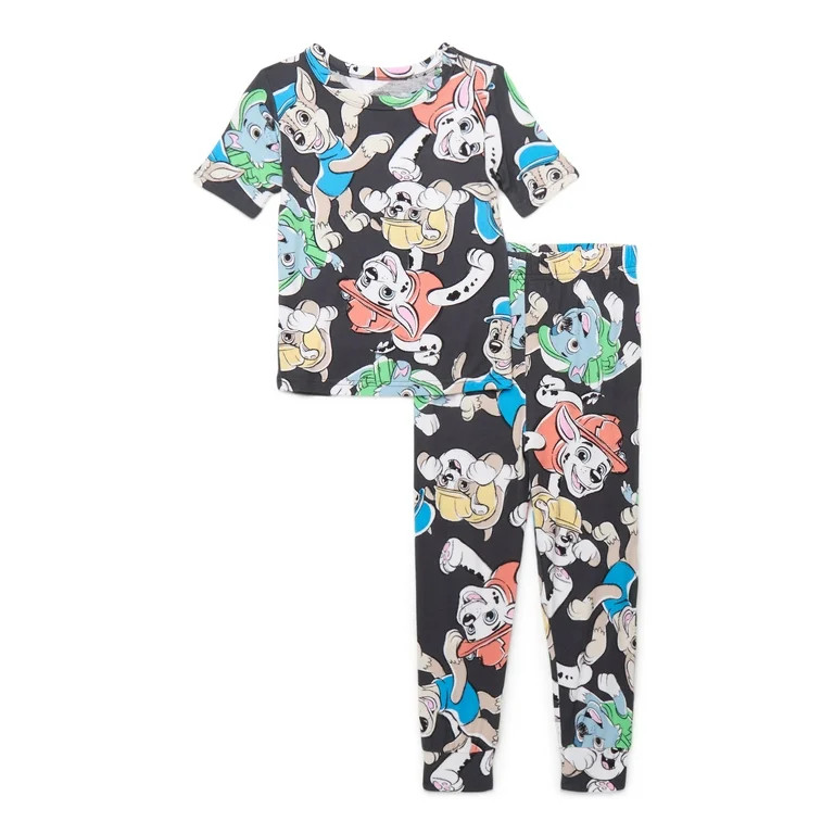 Character Toddler Viscose Unisex 2-Piece Pajama Set, Sizes 12M-5T | Walmart (US)