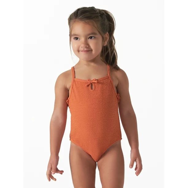 Modern Moments by Gerber Baby and Toddler Girls One Piece Swimsuit with UPF 50+, Sizes 12M-5T | Walmart (US)