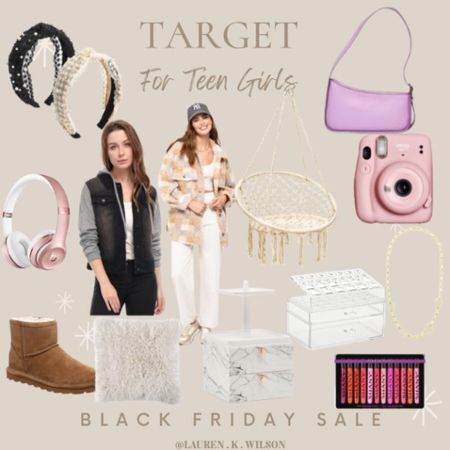 Target Black Friday deals. Teenage girl gift guide. Teen girl gifting. Target deals.
Gift guide 

#LTKCyberweek #LTKsalealert #LTKGiftGuide