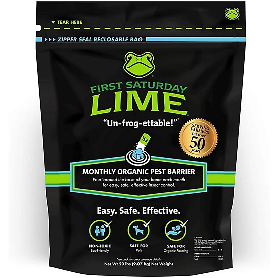 First Saturday Lime  20 lb. Natural Monthly Pest Insect Repellent | Tractor Supply