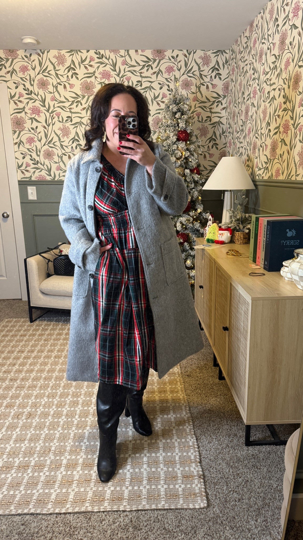 Family night out at the Nashville symphony! Wearing walmart dress + coat size large!

#LTKootd #LTKMidsize #LTKHoliday