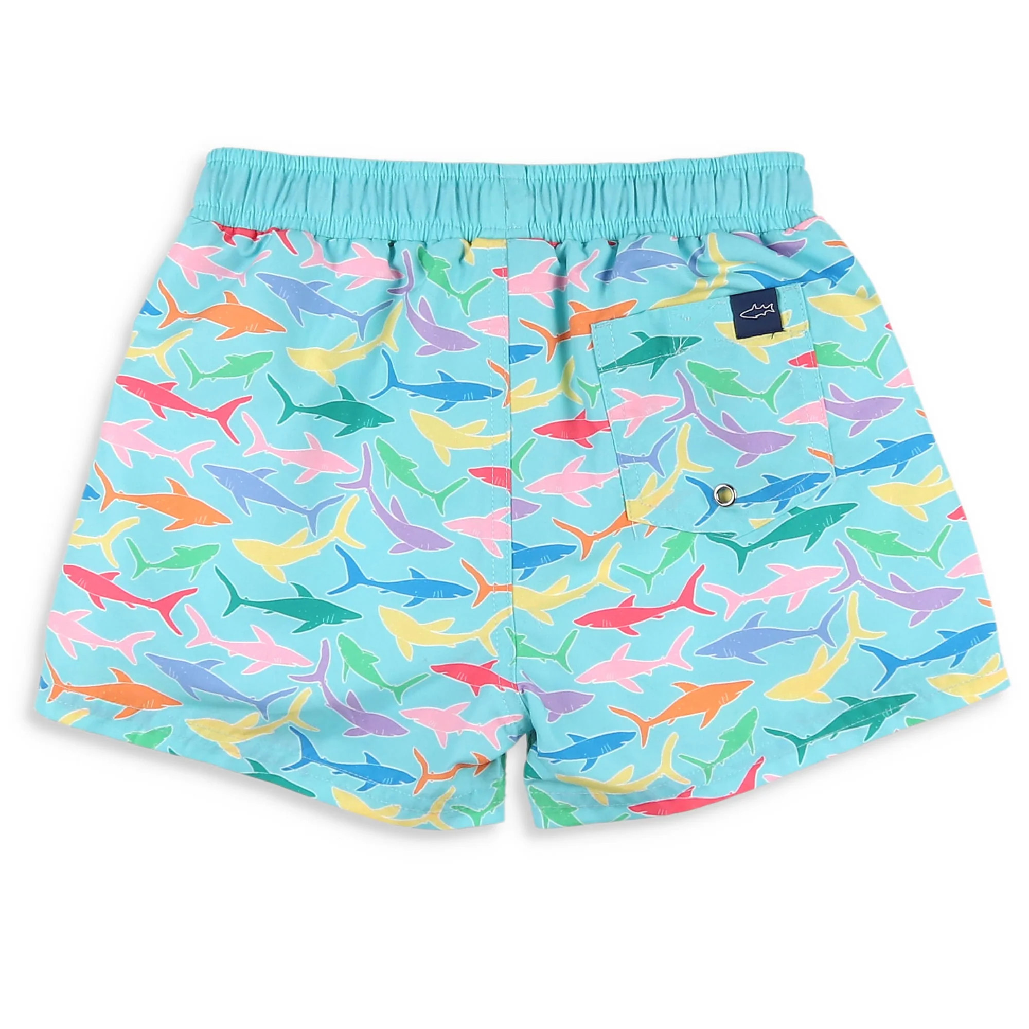 Boys Boardies - Summertime Sharks - Shrimp and Grits Kids | Shrimp and Grits Kids