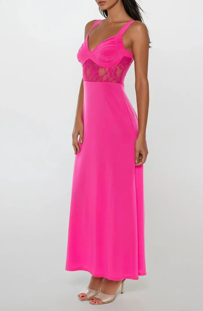 bebe Lace Inset Slipdress | Nordstromrack | Nordstrom Rack