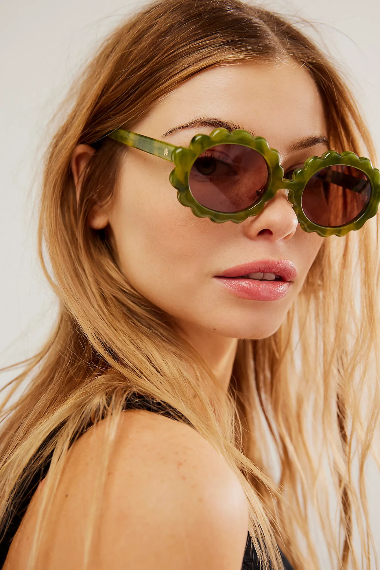 Lele Sadoughi Daisy Oval Sunglasses | Free People (Global - UK&FR Excluded)