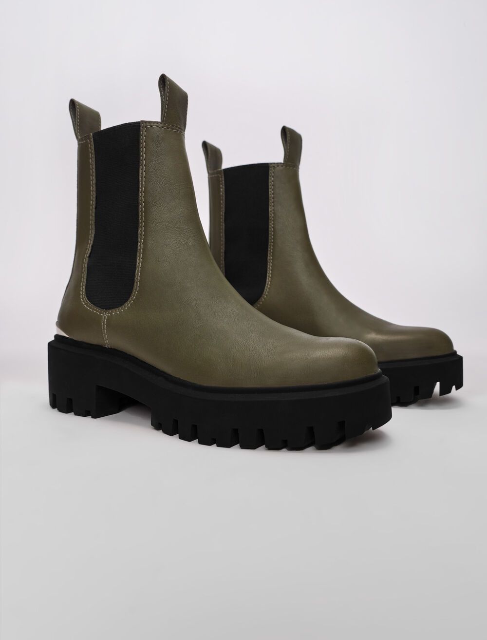 Chelsea boots with platform sole | Maje US