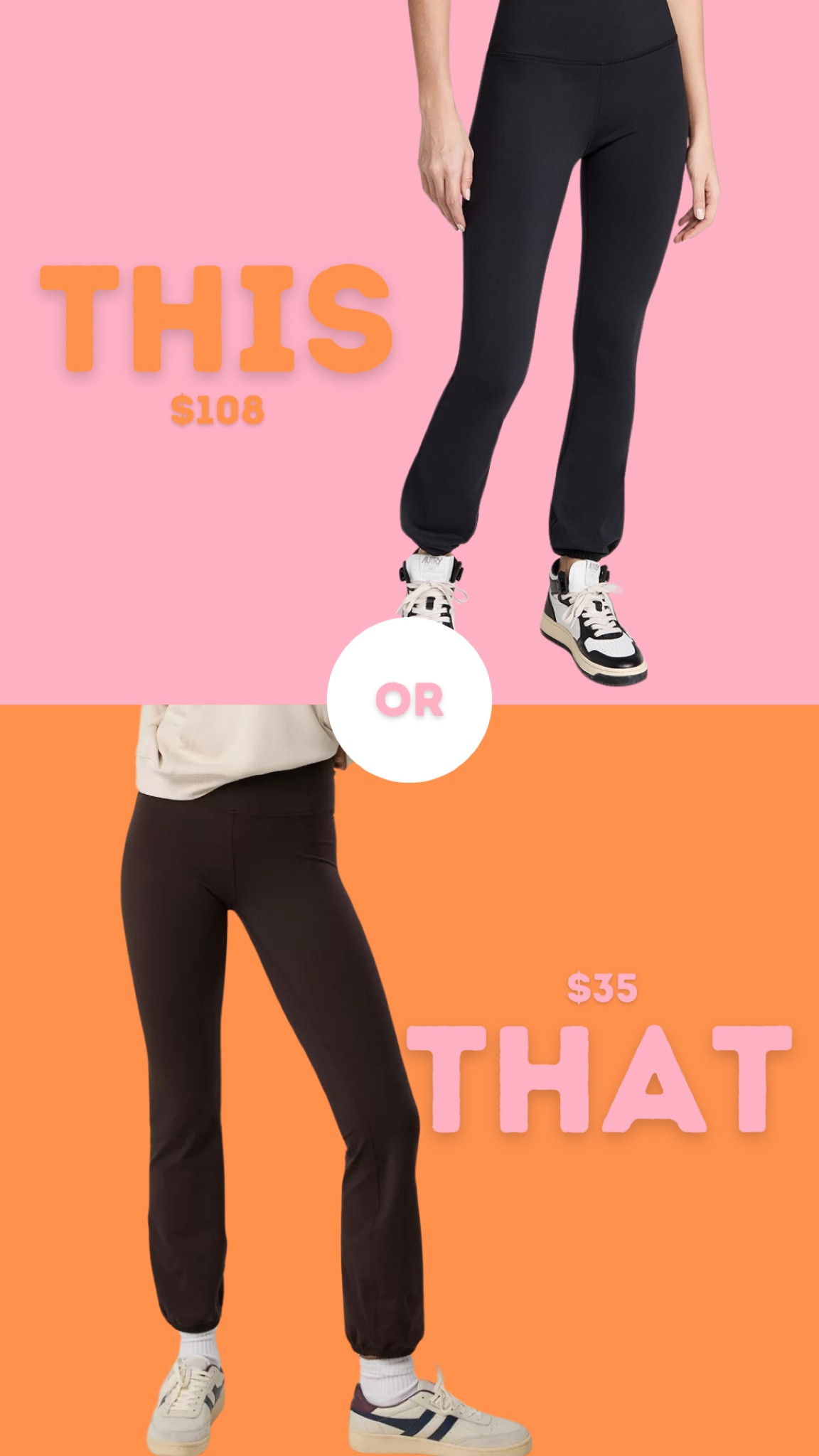 This or That Splits59 … 

#LTKFitness #LTKFindsUnder50 #LTKStyleTip